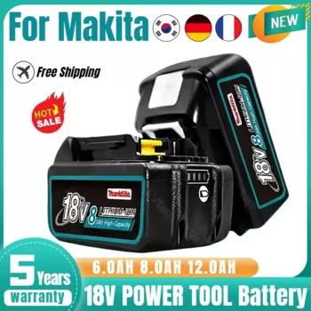 100% Оригинальный аккумулятор 18 в, совместимый с Makita 18 в, электроинструменты DDF487 DTW700 DGA404 DHP487 DTD173, замена литиевой батареи