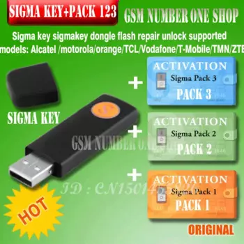 100% оригинальный ключ Sigma с упаковкой активированный ключ sigmakey для alcatel huawei flash repair unlock