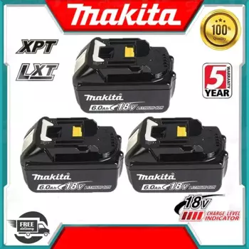 100% Оригинальный литий-ионный аккумулятор Makita 18V6.0/5,0/3.0Ah для Makita 18В BL1840 BL1830 BL1430 BL1440, сменный литиевый аккумулятор