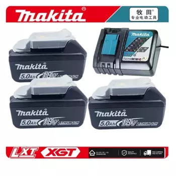 100% Оригинальный Makita 18 в 9 Ач перезаряжаемый аккумулятор для электроинструмента, сменный светодиодный Литий-ионный, LXT BL1860B BL1860BL1850 BL1830