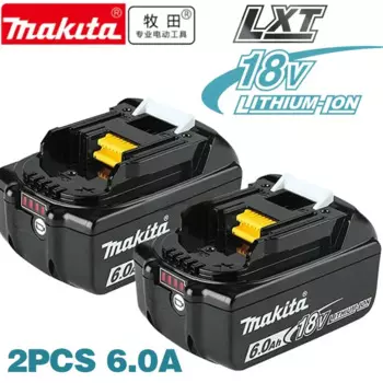 100% Оригинальный Makita 6Ah/5Ah/3Ah для Makita 18V аккумулятор BL1830B BL1850B BL1850 BL1840 BL1860 BL1815 сменный литиевый аккумулятор