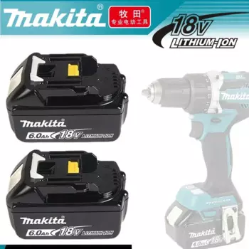 100% Оригинальный Makita 6Ah/5Ah/3Ah для Makita 18V аккумулятор BL1840 BL1830B BL1850B BL1850 BL1860 BL1815 сменный литиевый аккумулятор