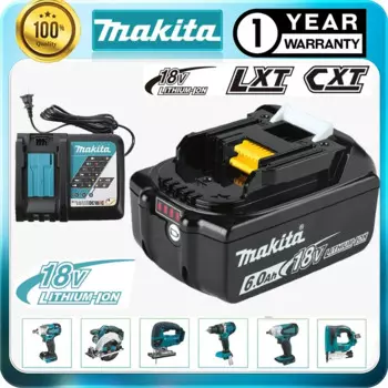 100% Оригинальный Makita 6Ah/5Ah/3Ah для Makita 18V аккумулятор BL1840 BL1830B BL1850B BL1850 BL1860 BL1815 сменный литиевый аккумулятор