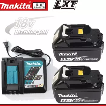 100% Оригинальный Makita 6Ah/5Ah/3Ah для Makita 18V аккумулятор BL1830B BL1850B BL1850 BL1840 BL1860 BL1815 сменный литиевый аккумулятор