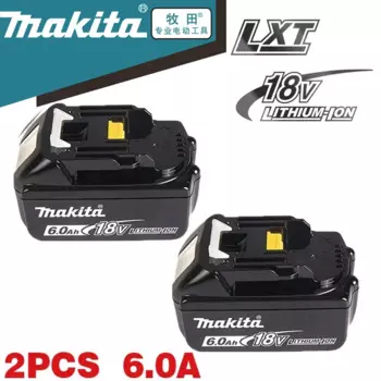 100% Оригинальный Makita 6Ah/5Ah/3Ah для Makita 18V аккумулятор BL1830B BL1850B BL1850 BL1840 BL1860 BL1815 сменный литиевый аккумулятор
