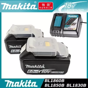 100% Оригинальный Makita 6Ah/5Ah/3Ah для Makita 18V аккумулятор BL1840 BL1830B BL1850B BL1850 BL1860 BL1815 сменный литиевый аккумулятор