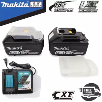 100% Оригинальный Makita Ач 18 в литий-ионный аккумулятор для электроинструмента, запасная батарея для LXT BL1860B BL1860 BL1850