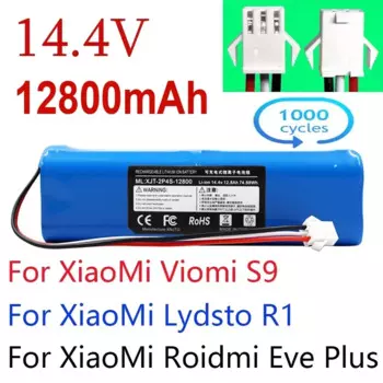 100% Оригинальный робот-пылесос Lydsto R1 с перезаряжаемой литий-ионной батареей R1, аккумулятор емкостью 12800 мАч