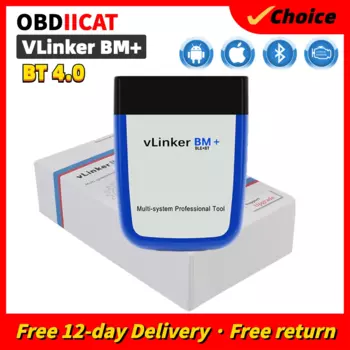100 оригинальный Vgate vLinker BM + ELM327 BM V2.2 сканер Bluetooth 4,0/3,0 OBD2 Carr диагностические инструменты ELM 327 Автомобильный инструмент для автомобиля