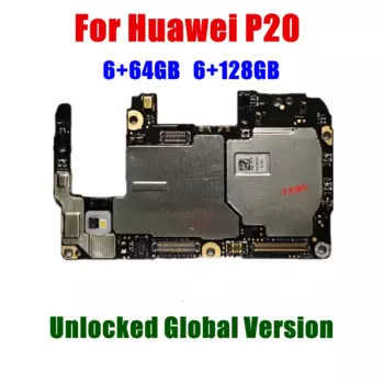 100% разблокированная материнская плата HuaWei P20, материнская плата с полными чипами, система Android, 64 ГБ, 128 ГБ ROM, 4 Гб RAM