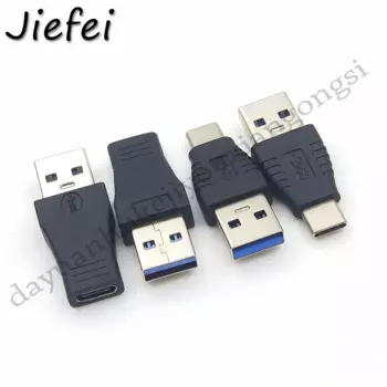100 шт. черный type-C штекер USB 3,0 USB адаптер Новый