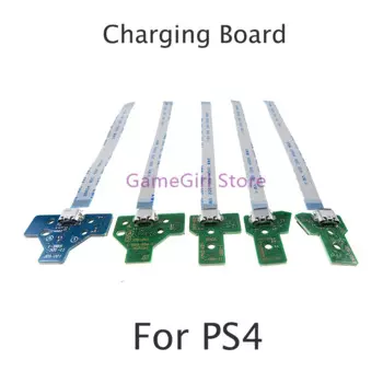 100 шт. для контроллера PS4, внешняя идентификация, USB-плата для зарядки, 12 контактов, 14 контактов, гибкий кабель