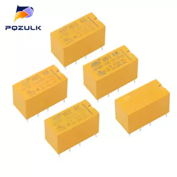 100 шт. катушка DPDT 8 Pin 2NO 2NC мини-реле мощности печатной платы типа флэш-памяти HK19F Флэшка