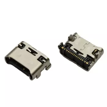 100 шт. Micro USB разъем тип C 16pin для Samsung A80 A805 A805F A90 USB зарядный порт док-станция замена разъема Зарядного устройства