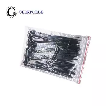 Кабельные стяжки GGEERPOELE черные и белые 100 шт.