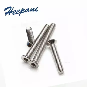 100 шт., винты torx из нержавеющей стали 304, M2 M2.5 M3 M4 M5 M6 M8, винты с плоской головкой, винты с потайной головкой