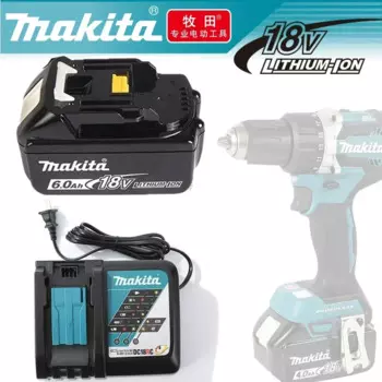 100% совместимая литий-ионная аккумуляторная батарея Makita 18 В 6,0 Ач для электроинструмента, замена BL1830B BL1850B BL1860B BL1815 BL1840