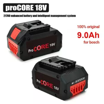 100% высокое качество 18 В 9,0 Ач сменный литий-ионный аккумулятор GBA18V80 для аккумуляторных электроинструментов Bosch 18 В MAX