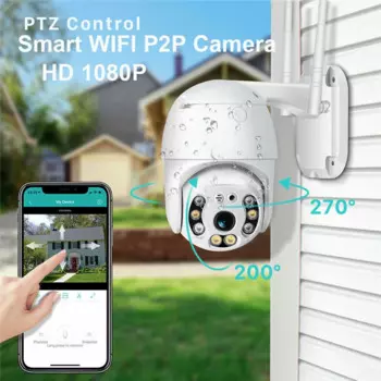 1080P PTZ камера безопасности WIFI уличная скоростная купольная беспроводная IP-камера видеонаблюдения панорамирование наклона 4-кратный зум ИК сетевое наблюдение 720P