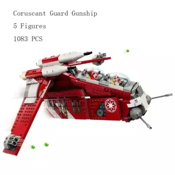1083 шт., Детский конструктор «Gunship»75354