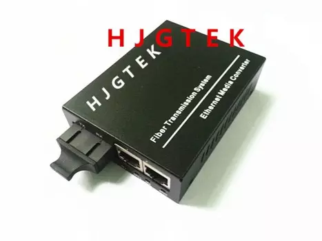 10/100 м SM дуплексный SC внешний источник питания 2RJ45 20 км управляемый волоконно-оптический переключатель