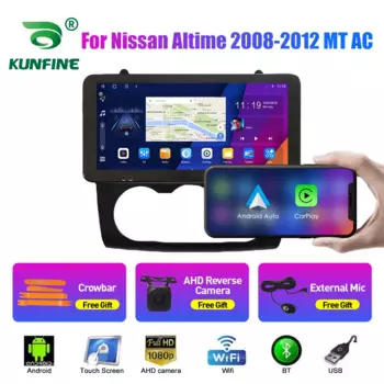 10,33-дюймовый автомобильный радиоприемник для Nissan Altime 2008-2012 MT AC 2Din Android Автомобильная стерео DVD GPS-навигационный плеер QLED Экран Carplay