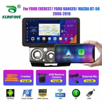 10,33 дюймовый автомобильный радиоприемник для FORD EVEREST RANGER MAZDA BT-50 2Din Android Восьмиядерный автомобильный стерео DVD GPS навигатор плеер QLED