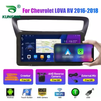 10,33-дюймовый автомобильный радиоприемник для Chevrolet LOVA RV 16-18 2Din Android, восьмиядерный автомобильный стерео DVD, GPS-навигатор, плеер, QLED-экран Carplay