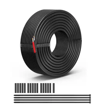 10 AWG провод многожильный ПВХ шнур, 12 В низкое напряжение/луженая медь/гибкий/10/2 провод для автомобильной проволоки фотолампы