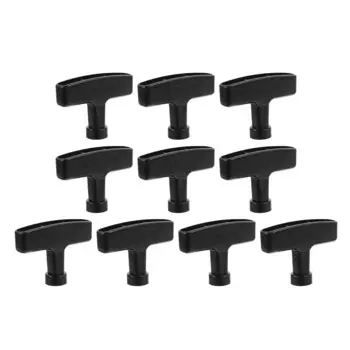 10 Pcs Hand Start Starter Handle Gasoline Engine Replacement Launcher Cord Grip Trowel Machine Re coil Compatible