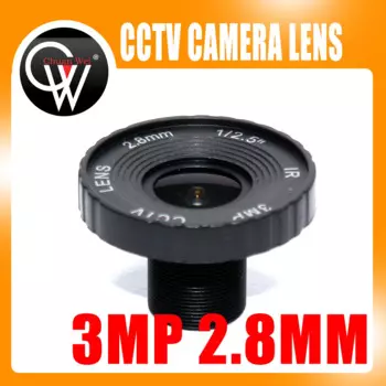 10 шт. 3,0 мегапикселей M12 MTV 2,8 мм 3MP HD CCTV объектив камеры ИК HD безопасности объектив с фиксированной радужной оболочкой