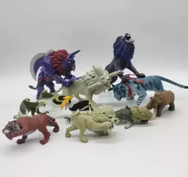 10 шт. 5-8 см японский мультфильм лорда животного фигурка кукла ПВХ детская коллекция мамонт модель игрушки