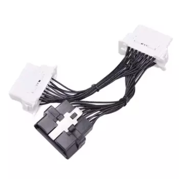 10 шт., автомобильный 10-контактный удлинитель OBD2