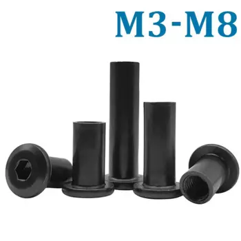 10 шт. Плоские шестигранные заклепки M3 M4 M5 M6 M8