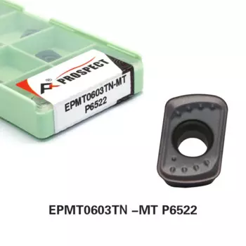 10 шт EPMT0603TN-MT P6522 P7320 высококачественный токарный станок с ЧПУ Вставки для быстрого фрезерования подходит специально для стали и нержавеющей стали