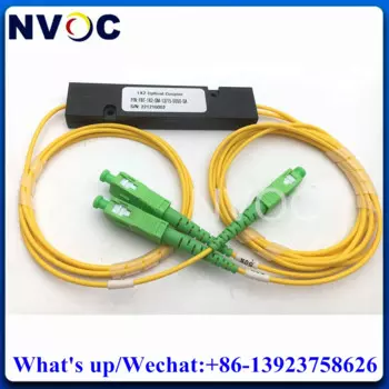 10 шт. GPON 1x2 1310/50/50 нм 2,0 мм 1 м 1*2 SM 2Ch FBT ABS модуль равноценный Соединитель с SC/ST/FC/LCAPC