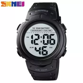 10 шт./компл. SKMEI 1560 мужские аккумуляторные будильник reloj hombre спортивные и фитнес-часы мужские цифровые водонепроницаемые часы 100 м