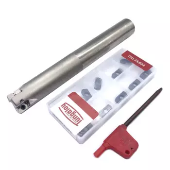 10 шт LNMU0303ZER MJ AH725 фрезерные Вставки + 1 шт держатель токарный станок с ЧПУ поворотный инструмент