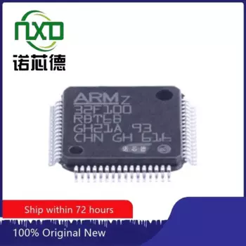 10 шт./лот 100% новый STM32F100RBT6 LQFP64 Встроенный микроконтроллер чип электронные компоненты