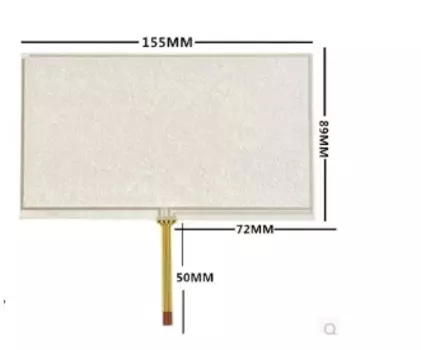 10 шт./лот 155*89 155*88 мм Новый 6,5 дюймовый GPS навигатор с креплением на автомобиле резистивный сенсорный экран для рукописного ввода