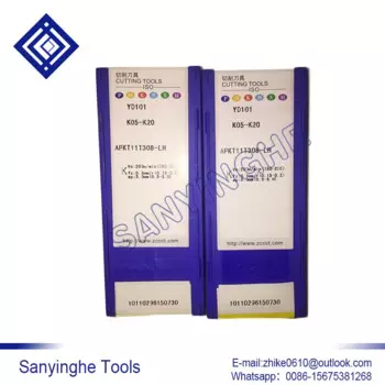 10 шт./лот APKT11T308-LH YD101 карбидные Токарные Вставки CNC лезвие токарный инструмент