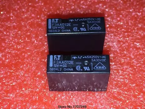 10 шт./лот, новое оригинальное силовое реле Fujitsu F3AA012E F3AA012 12 В 5 А, 4-футовое реле