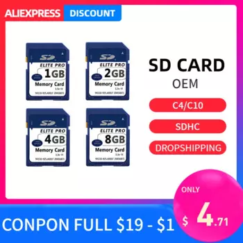 10 шт./лот SD Card 1 GB Speicherkarte цифровой карты памяти картао де мемори Carte tablet ноутбук монитор гаджет картао де memoria