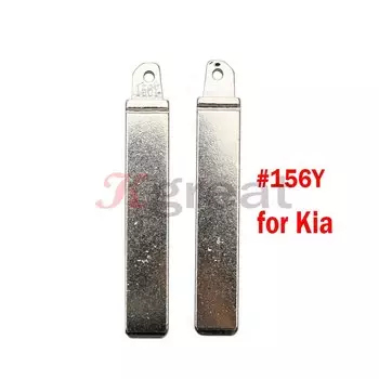 10 шт. оригинальный 156 # Автомобильный ключ без рисунка флип-заготовка для Kia K5 SY5JFRGE04 сменный флип-ключ с дистанционным управлением слесарный инструмент