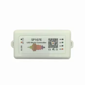 10 шт. SP107E светодиодный контроллер WIFI Bluetooth Pixel IC SPI музыка по телефону приложение для WS2812 SK6812 SK9822 RGBW APA102 полоса DC5-24V