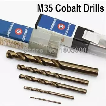 10 шт. спиральные сверла OUMAXSH M35 HSS-CO 1,0-8,0 мм