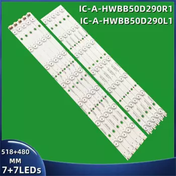 10 шт. светодиодный комплект, Светодиодная лента для подсветки d50lw7100