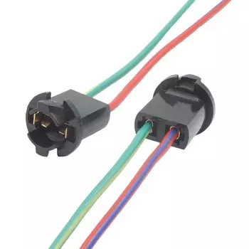 10 шт. T10 розетка приборной панели T10 W5W 168 192 194 поворотный замок клиновые основания лампы приборной панели вилка лампы