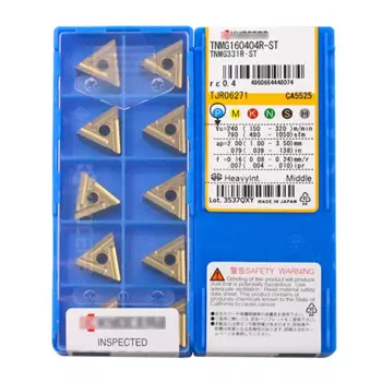 10 шт. TNMG TNMG160404 TNMG160408 R-ST CA5525 CA6525 PR1125 токарный станок с ЧПУ режущие инструменты карбидные режущие пластины средней черновой обработки