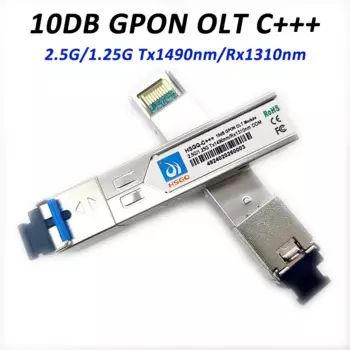 10dB GPON OLT C +++ волоконный SFP модуль Tx1490/Rx1310nm GPON OLT C +++ SFP модули GPON 10dB трансивер SC соединитель